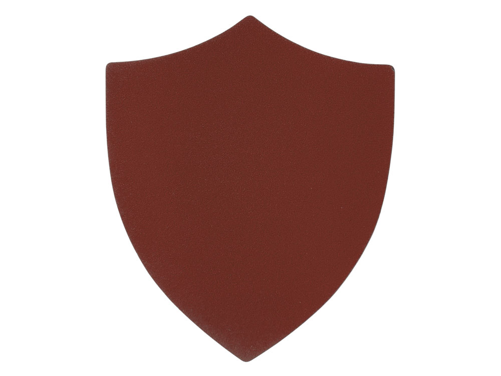 ПАТЧ ЩИТ nubuk (коричневый ) 6,6 х 5,5 см-0