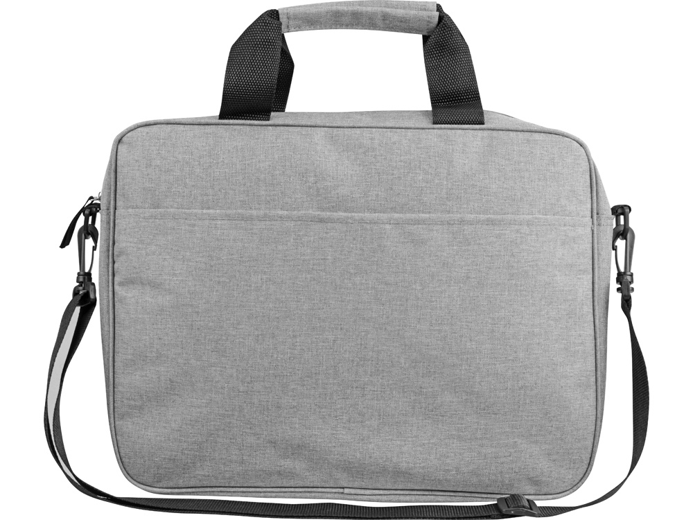 Сумка Брейв для документов и ноутбука 13,3, светло-серый/черный-3