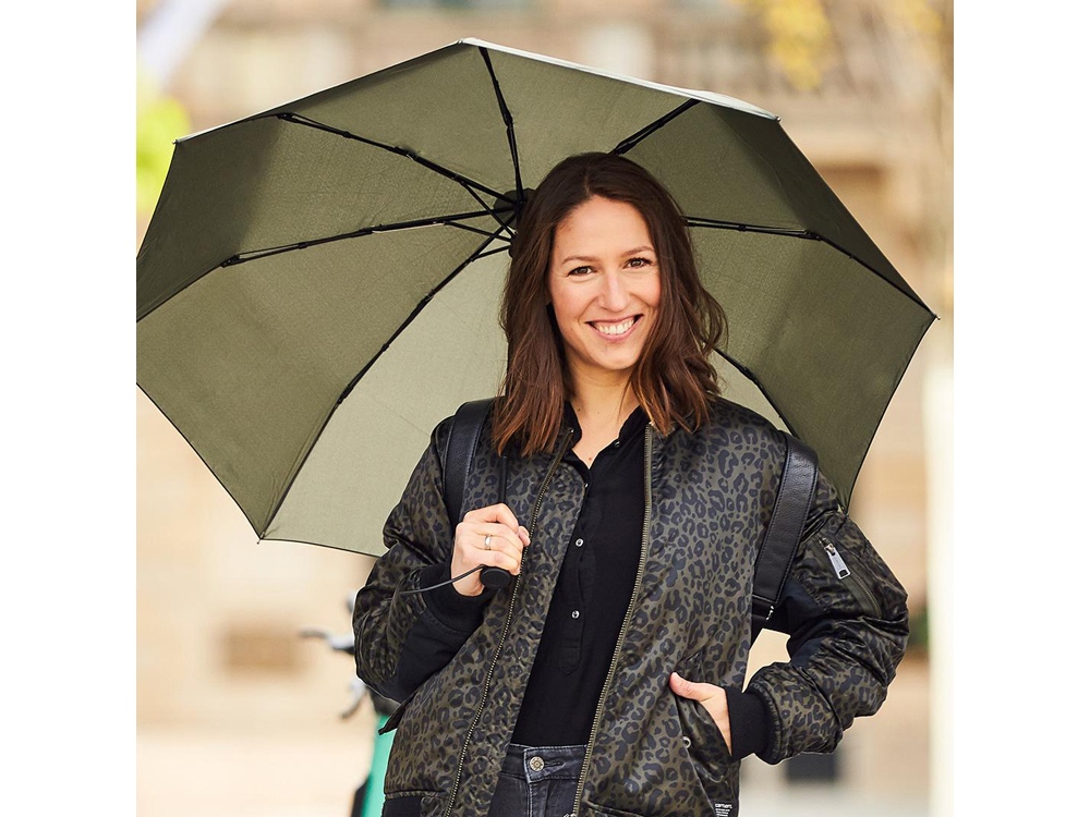 Зонт складной 5412 Pocky автомат, белый-7