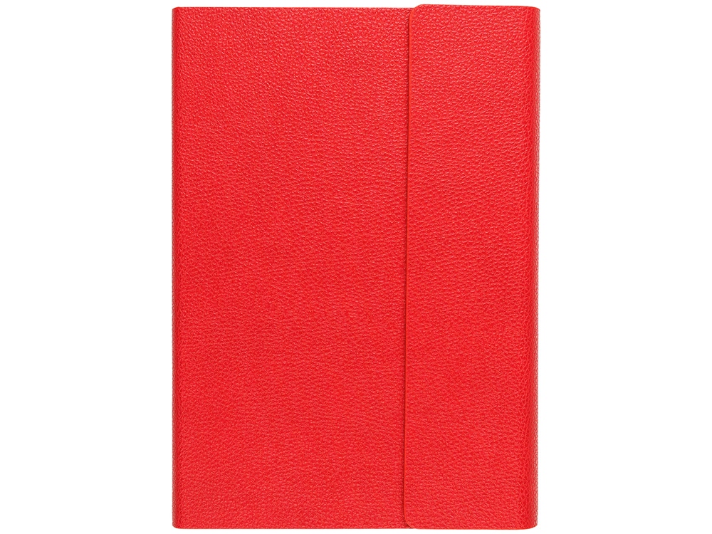 Ежедневник недатированный с магнитным клапаном А5 Venezia, красный-1