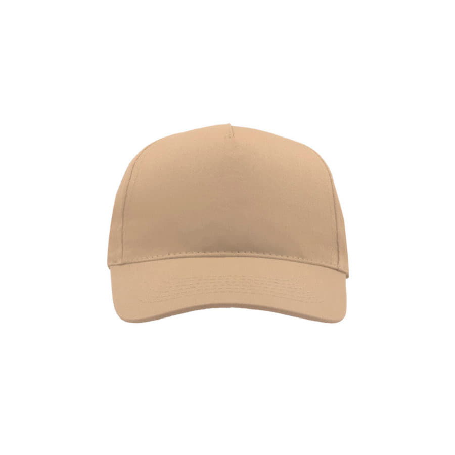 Бейсболка START FIVE, 5 клиньев, застежка на липучке, бежевый-4