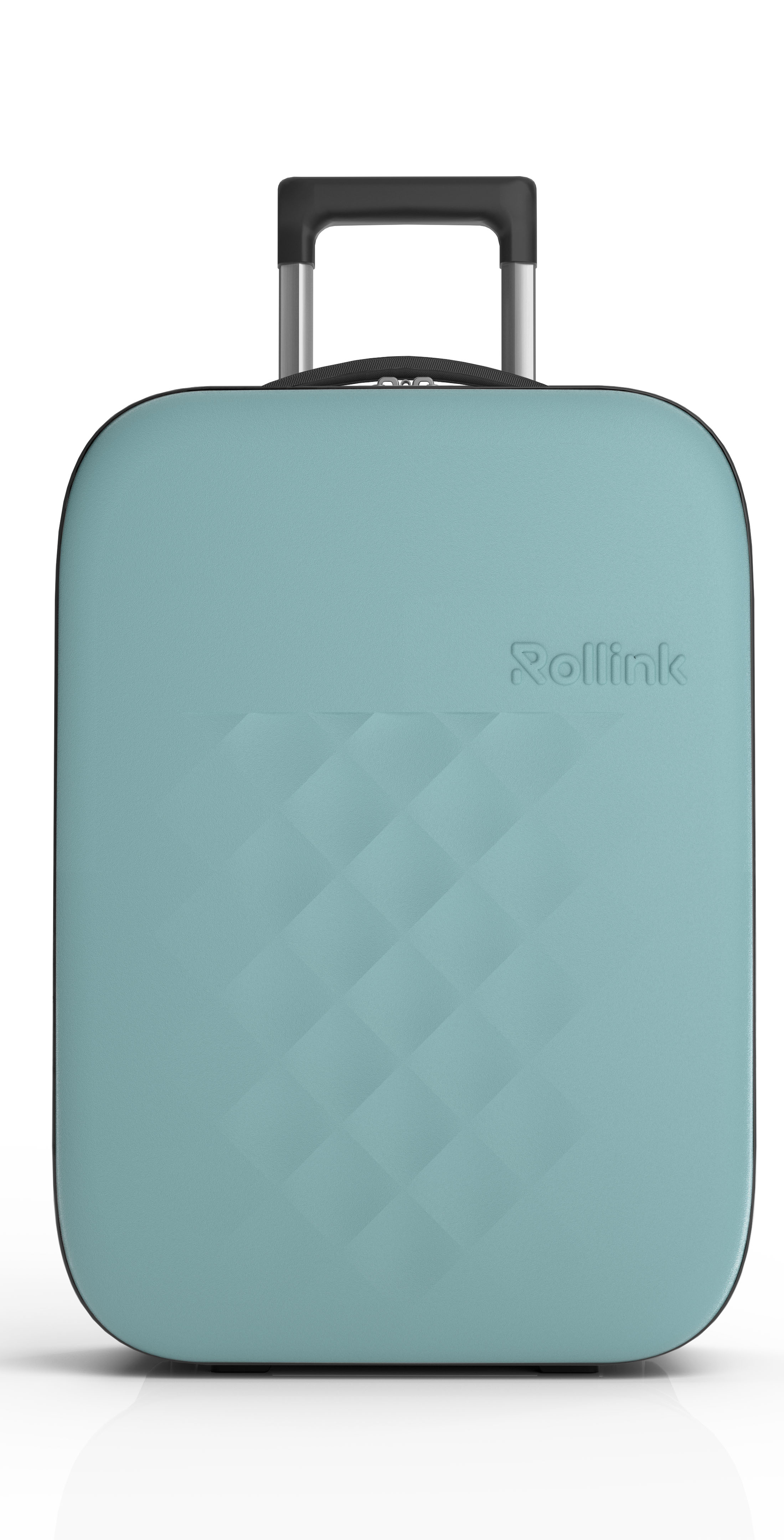 Чемодан складной Rollink Vega II 55x40x20 см, 2 колеса, бирюзовый-4