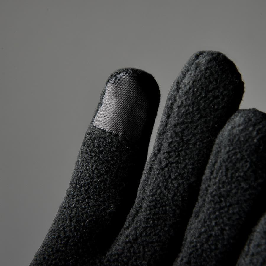 Перчатки флисовые сенсорные TRAIL  L/XL 220 , черный-4