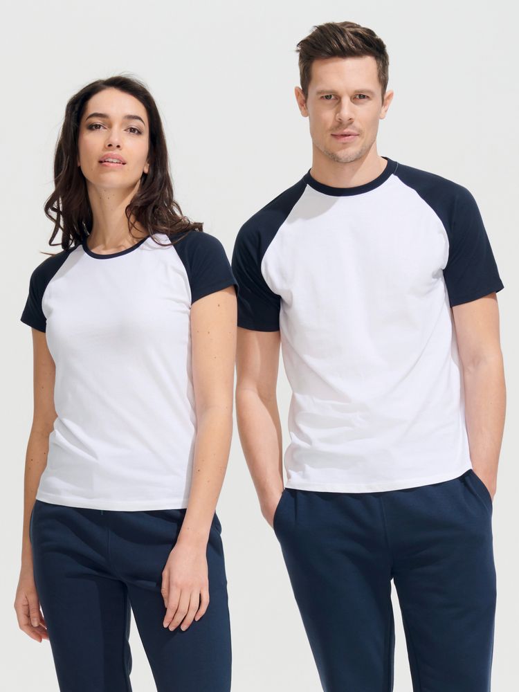 Футболка женская Milky 150, белая с красным-5