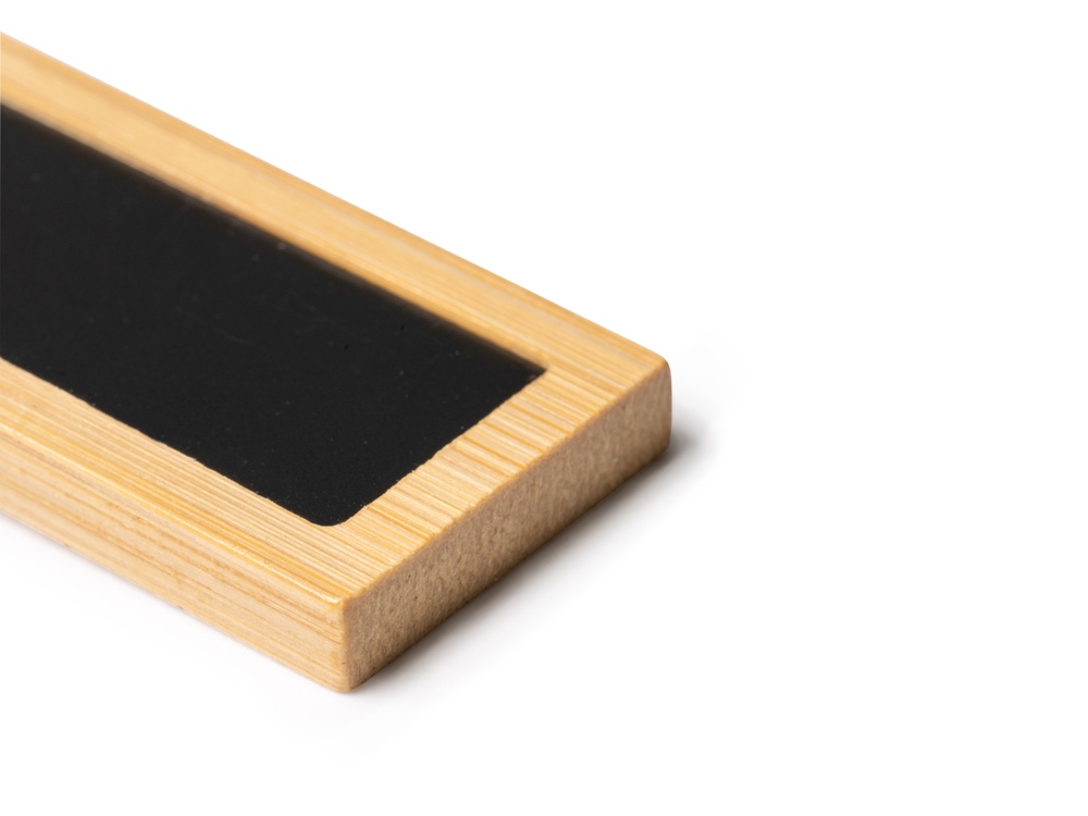 Брелок KRAUS из натурального дерева и стали KRAUS, прямоугольный-2