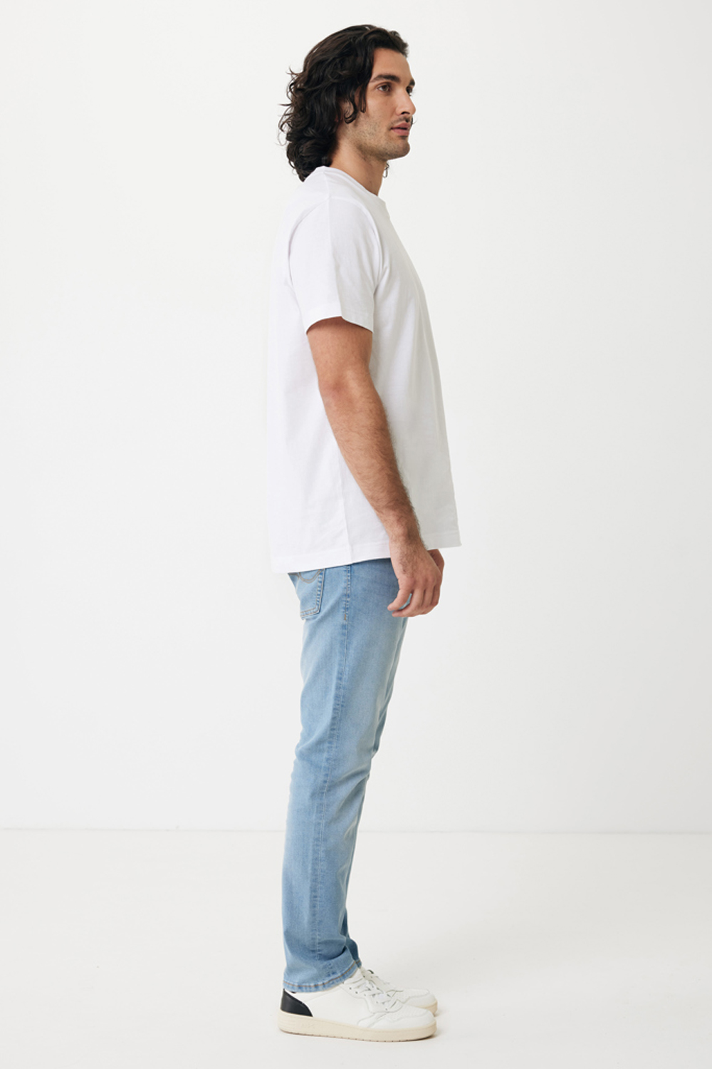 Футболка Iqoniq Kakadu из переработанного хлопка, свободный крой, унисекс, 180 г/м²-6