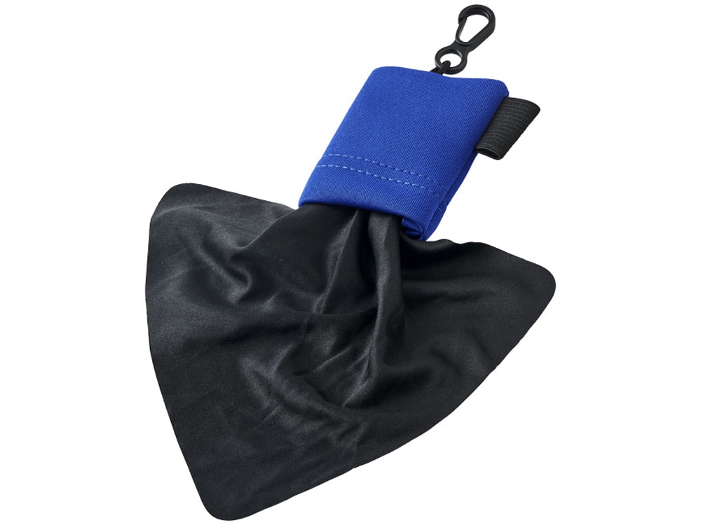 Очищающая салфетка Neat из микрофибры в чехле, синий-4