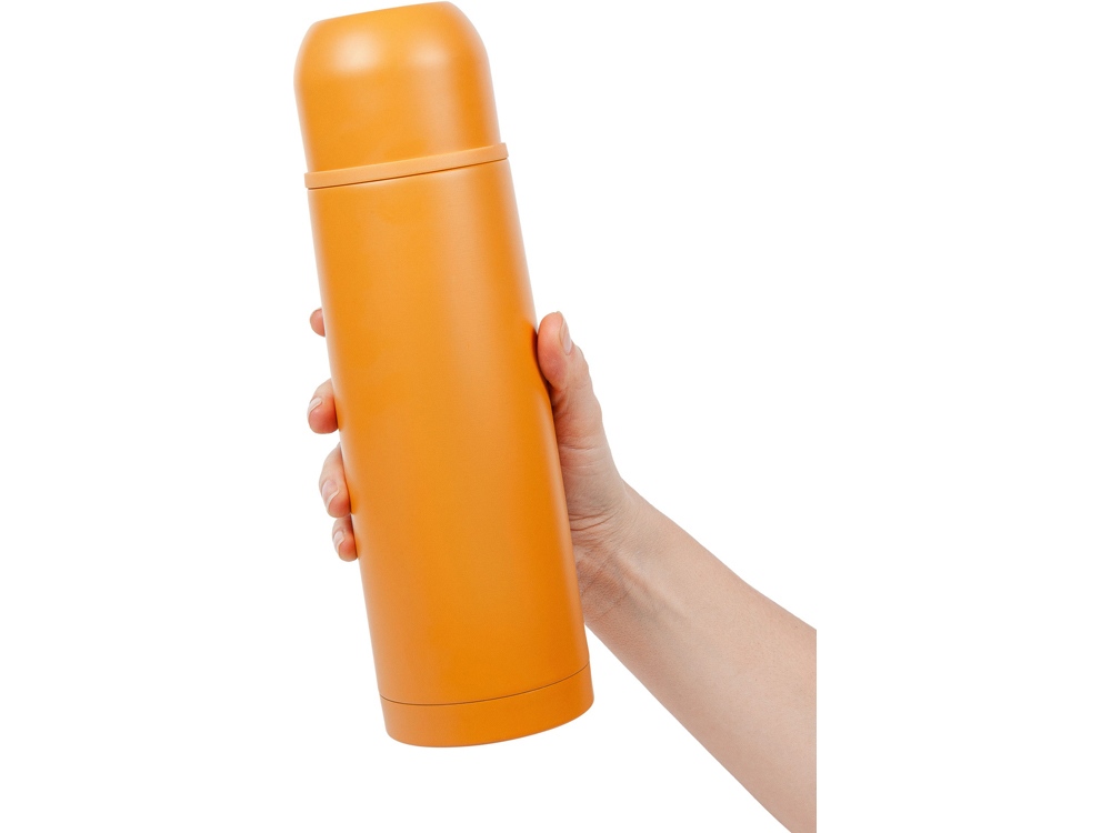 Термос Relaxika 101 (0,75 литра), желтый (без лого)-13