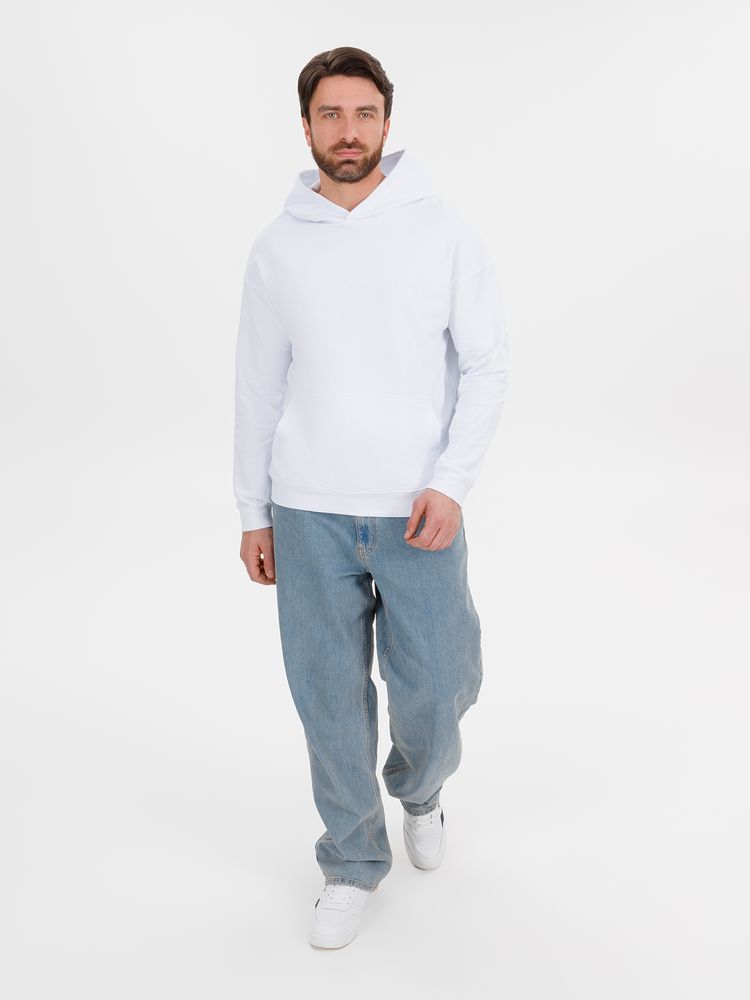 Худи оверсайз унисекс Outshine, белое-6