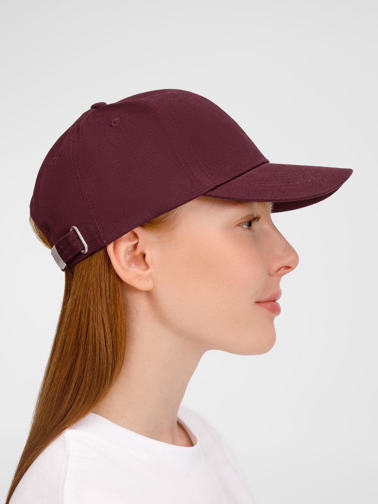 Бейсболка Buffalo, бордовая-6