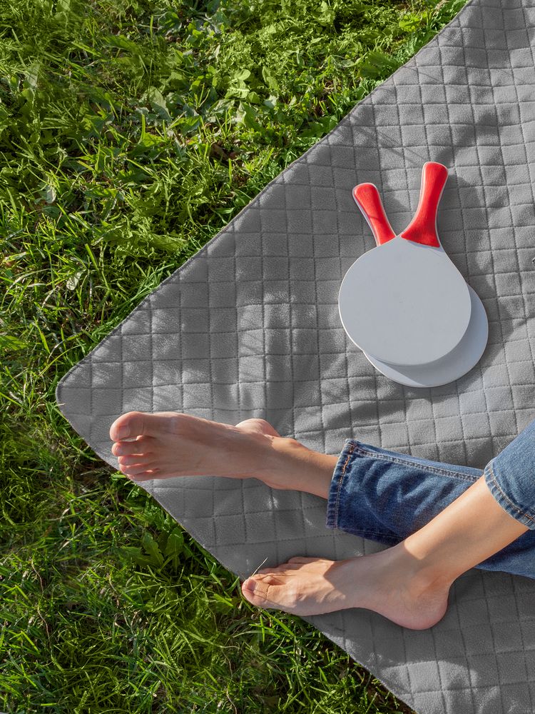 Плед для пикника Soft & Dry, серый-3