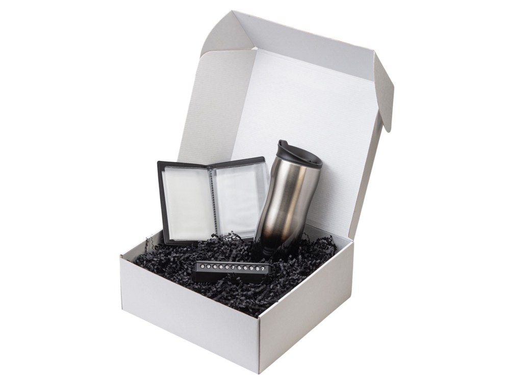 Подарочный набор  Vice с термокружкой, парковочной визиткой и обложкой для документов-2