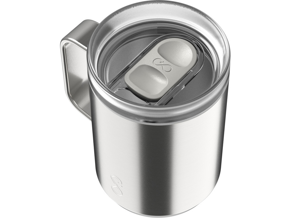 Ocean Bottle дорожная кружка-термос объемом 350 мл - стальной-2