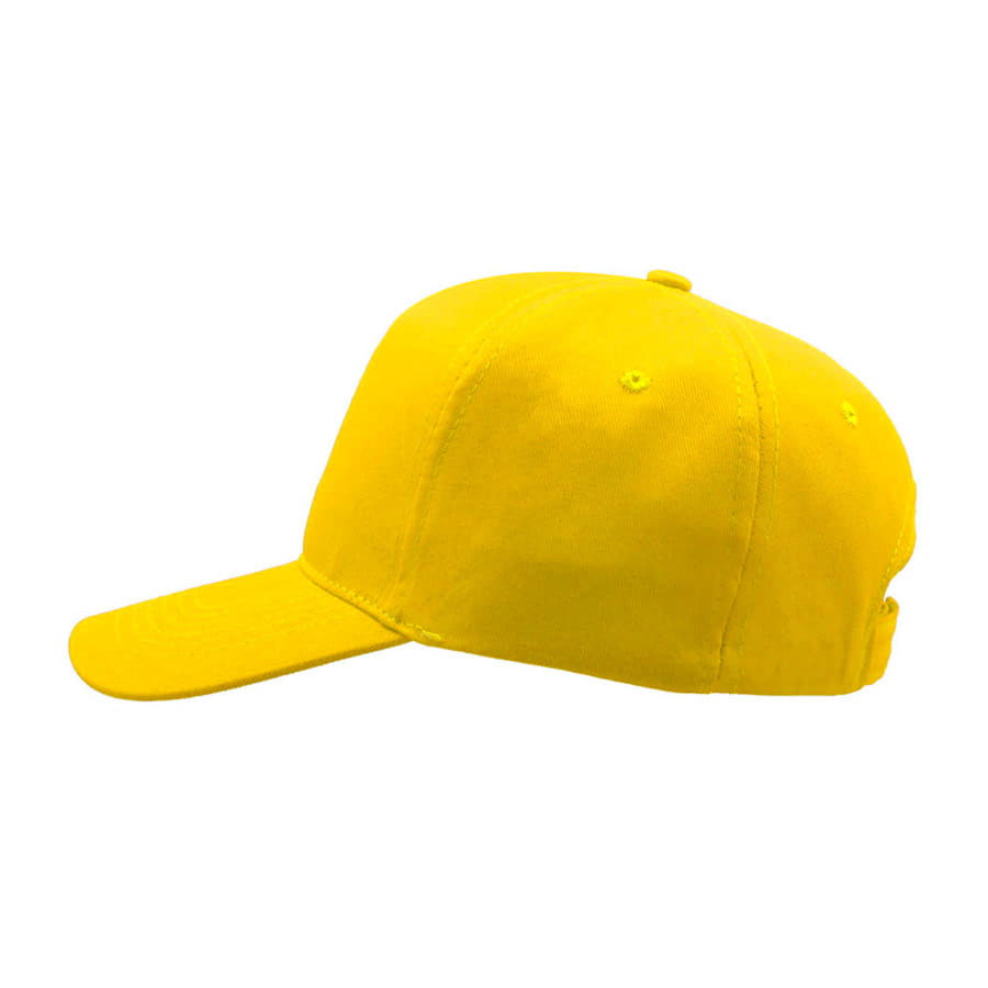 Бейсболка детская KID START FIVE, 5 клиньев, застежка на липучке, желтый-2