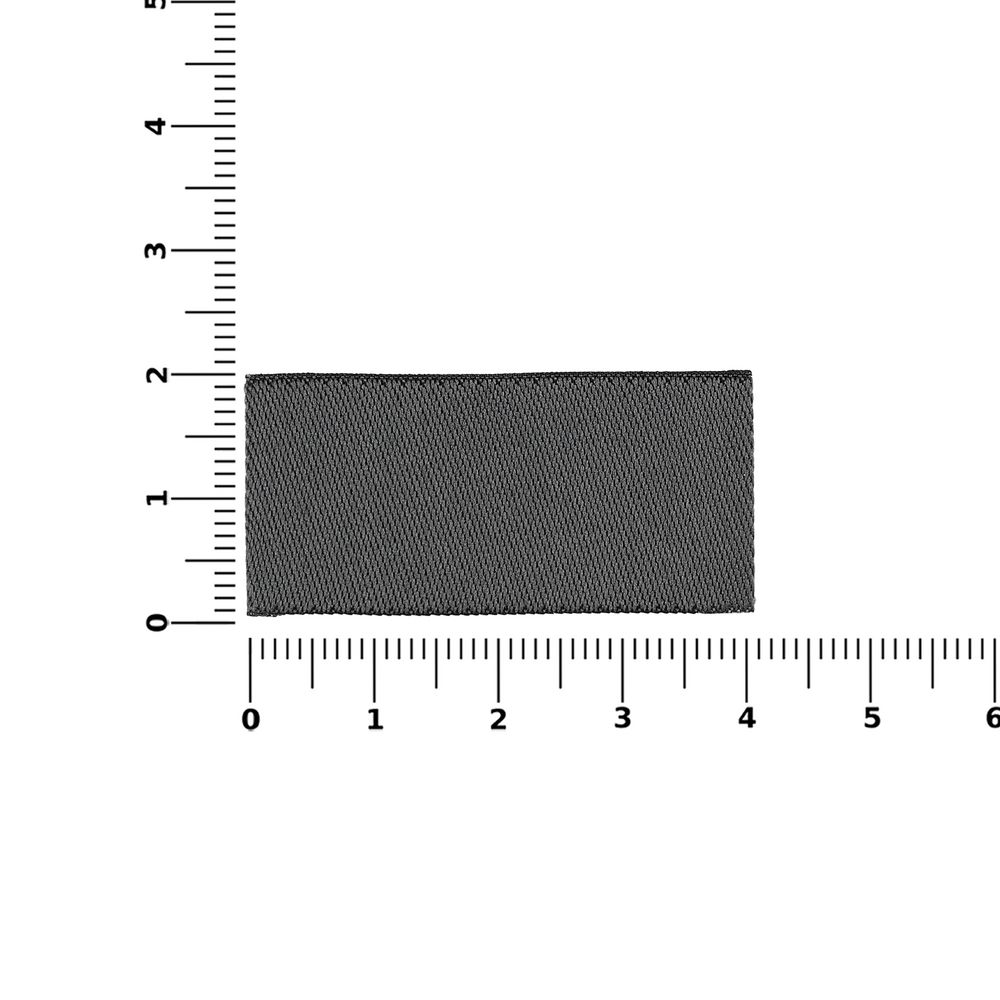Лейбл тканевый Epsilon, XXS, темно-серый-2