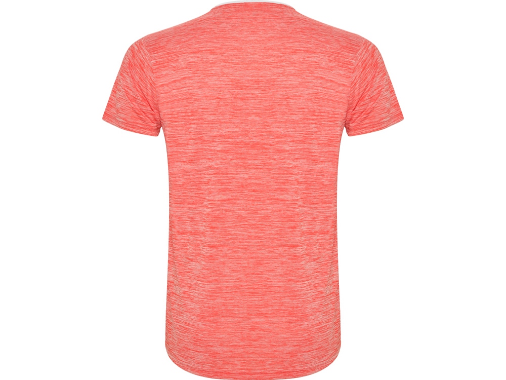 Спортивная футболка Zolder мужская, белый/меланжевый неоновый коралловый-1