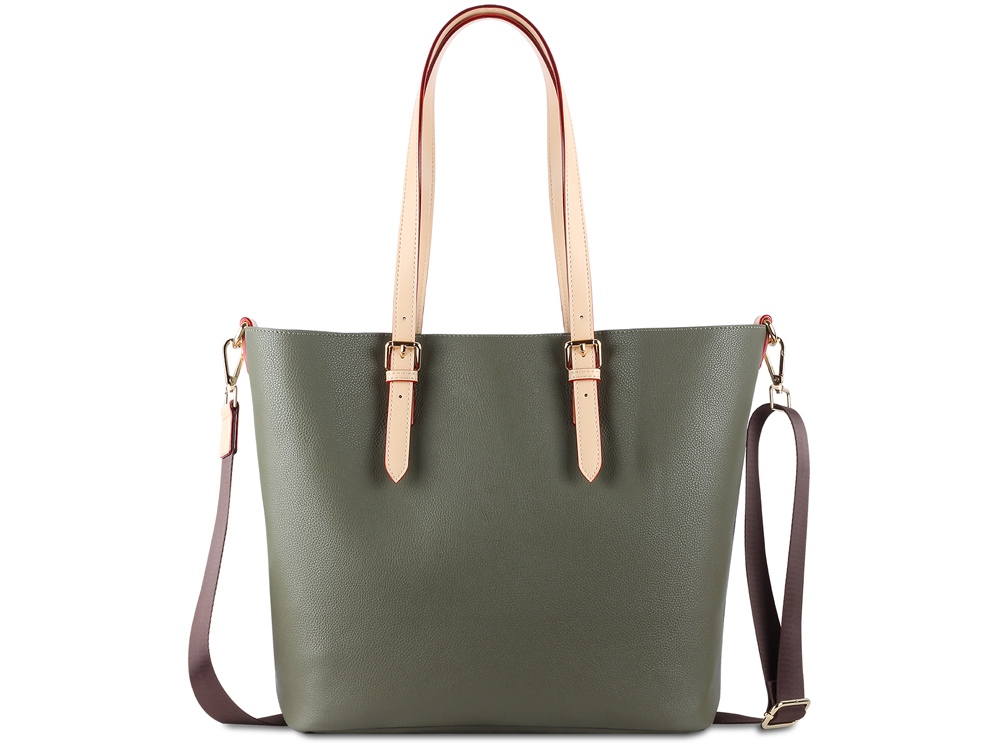 Сумка-шоппер BUGATTI ЭЛЛА | ELLA, оливковая, полиуретан, 47,5х12х32 см-4