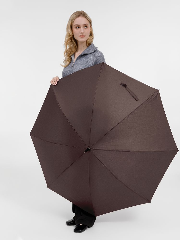 Зонт-трость Classic, коричневый-3