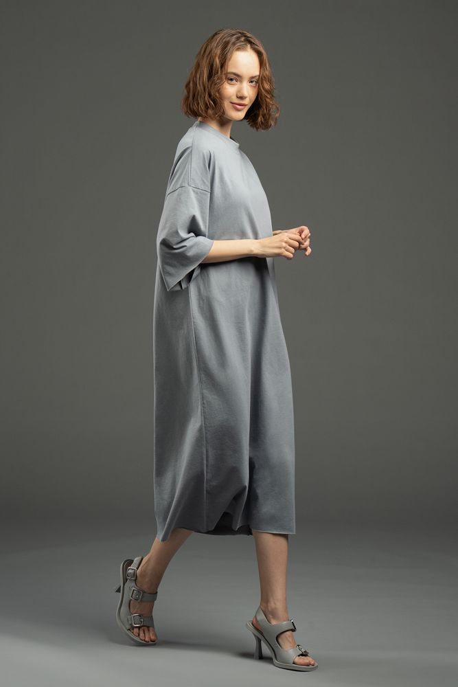 Платье D2, серое-1