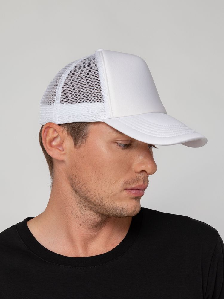 Бейсболка Sunbreaker, белая-4