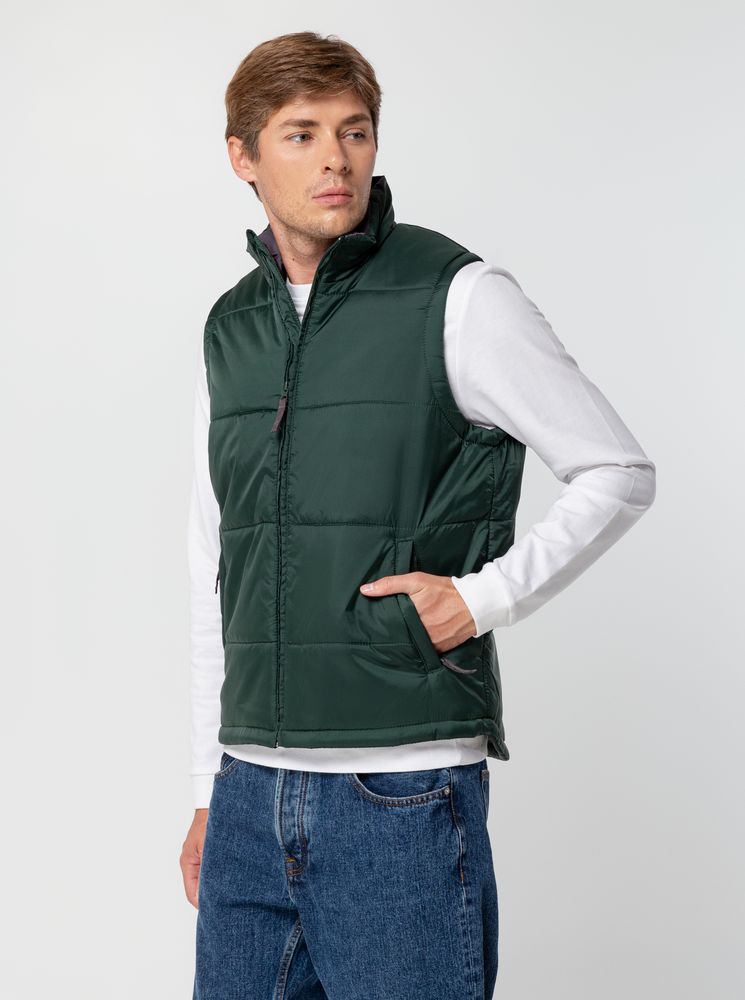 Жилет Warm зеленый-5