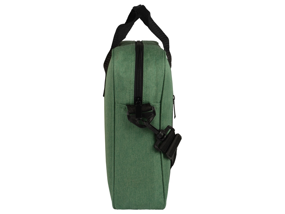 Сумка для ноутбука Wing с вертикальным наружным карманом, зеленый-7