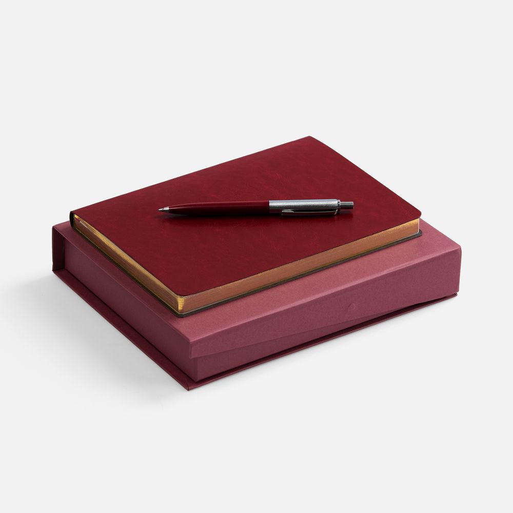 Набор Nebraska Flex, бордовый с серебристым-0