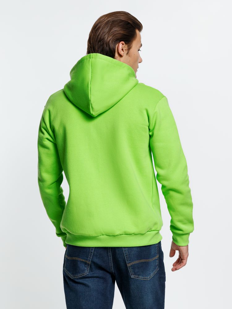 Толстовка на молнии с капюшоном Siverga Heavy 2.0, зеленое яблоко-7