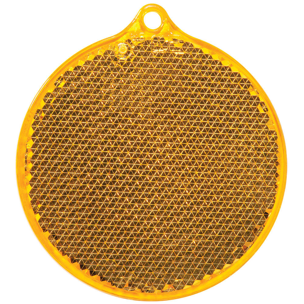 Пешеходный светоотражатель «Круг», оранжевый-0