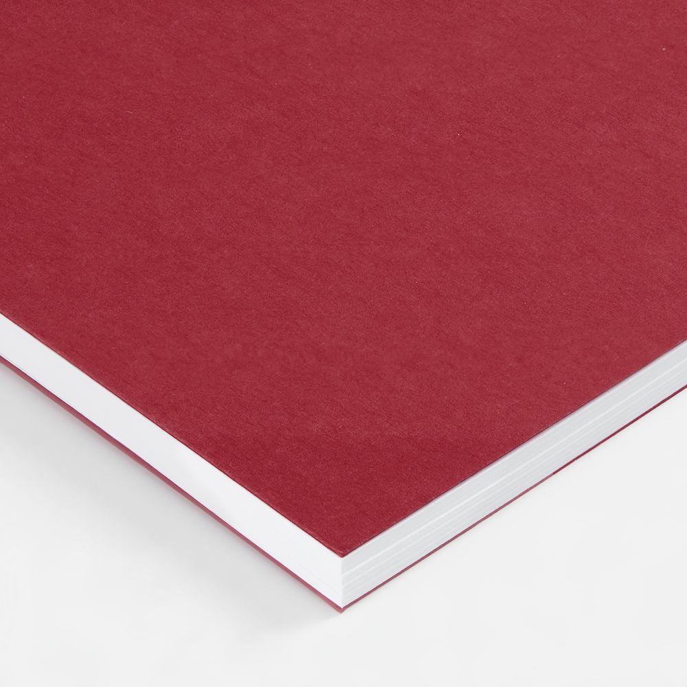 Блокнот Salvador в клетку, красный ver.2-1