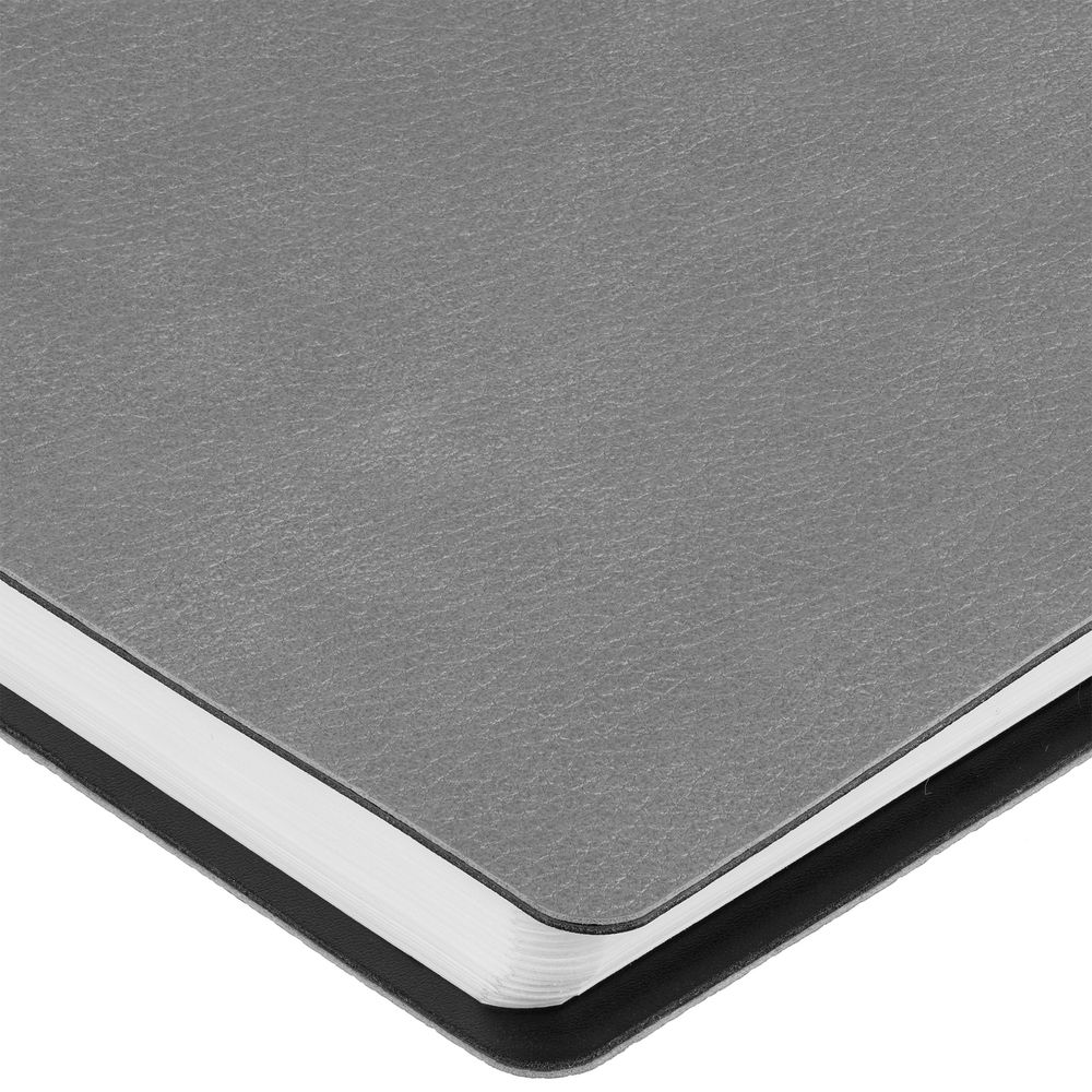 Ежедневник Strep Front на заказ, недатированный, серый-4