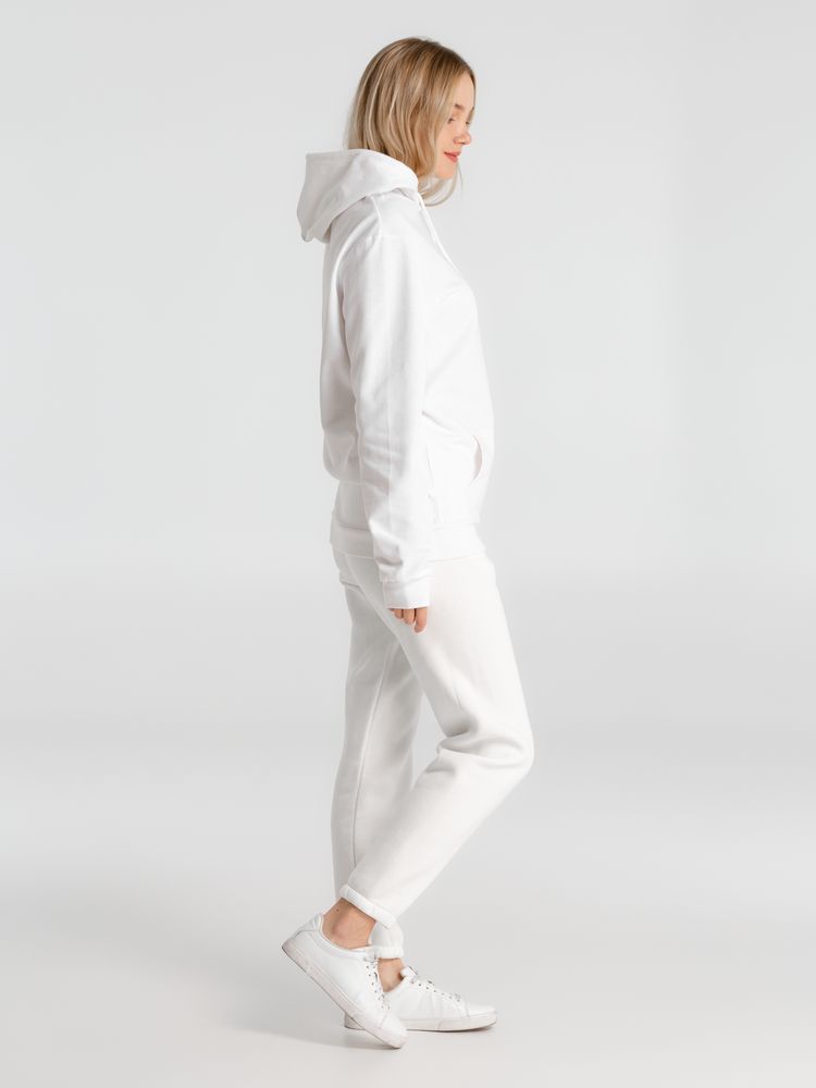 Толстовка с капюшоном унисекс Hoodie, белая-8