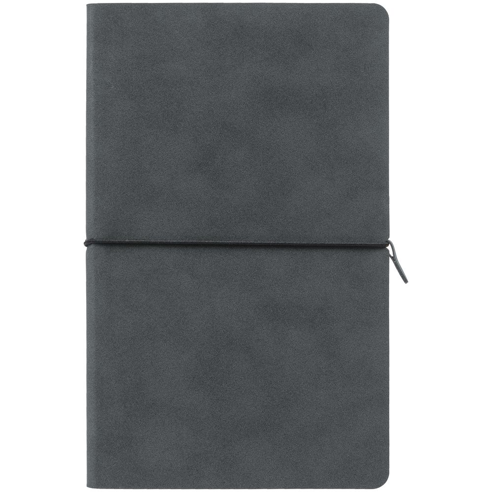 Ежедневник Nubuk, недатированный, темно-серый-1