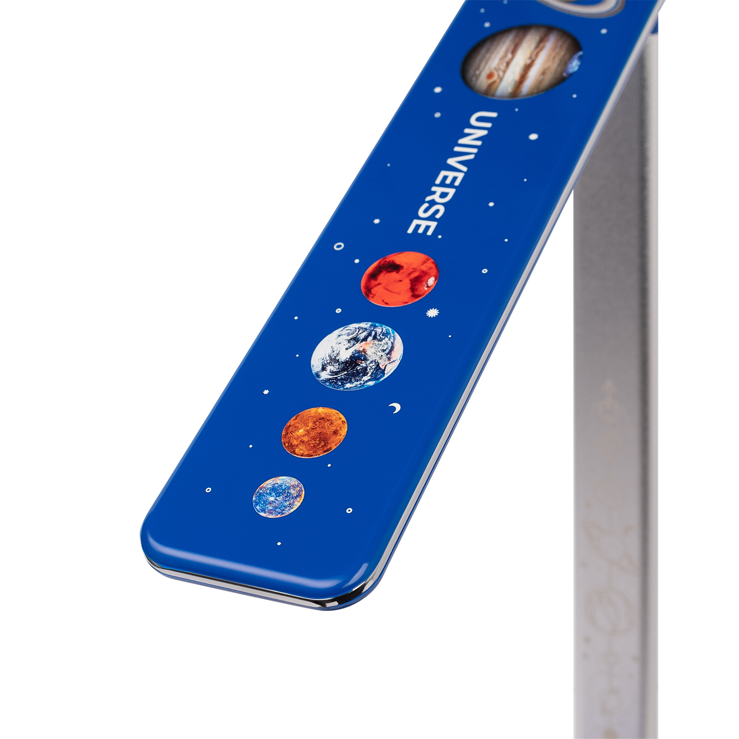 Настольная лампа c беспроводной зарядкой Lumos Ultramarine, синяя-7