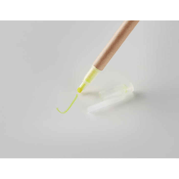 Маркер картонный, желтый-4