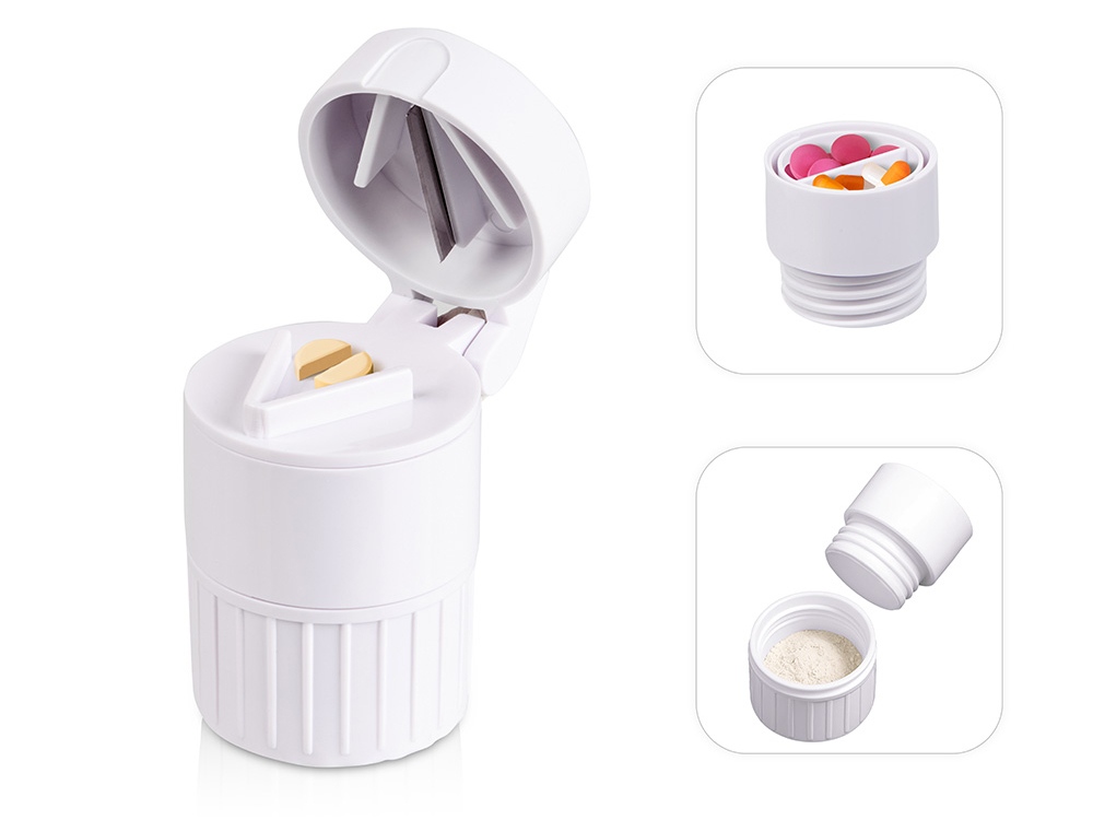 Футляр для мелочей с измельчителем Avicenna, белый-0