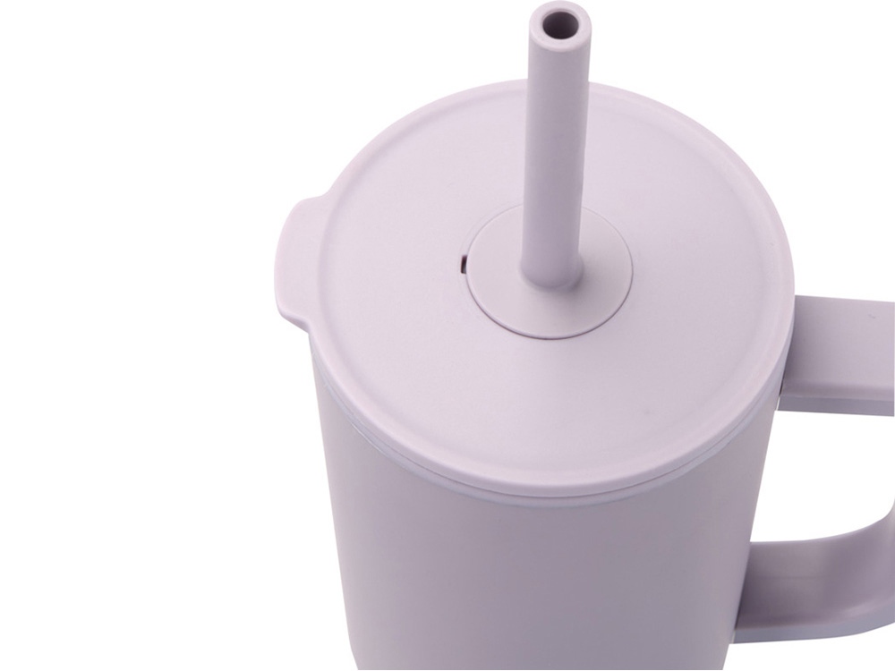 Brady термостакан с силиконовой трубочкой, 900 мл, сертифицированный согласно RCS- Сиреневый-3