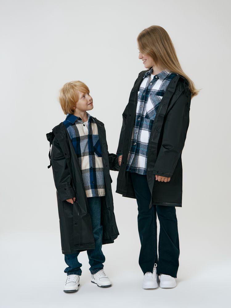 Дождевик детский RainDrop Kids, черный-5