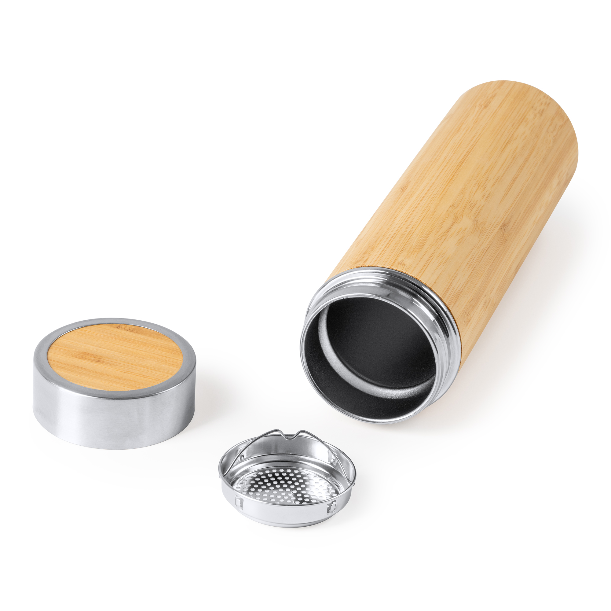 Термос KINATA, Натуральное дерево-4