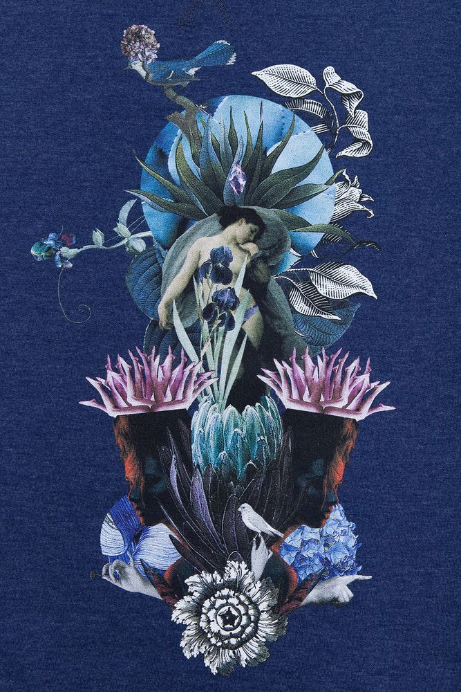 Толстовка Beauty Sleep, синий меланж-2