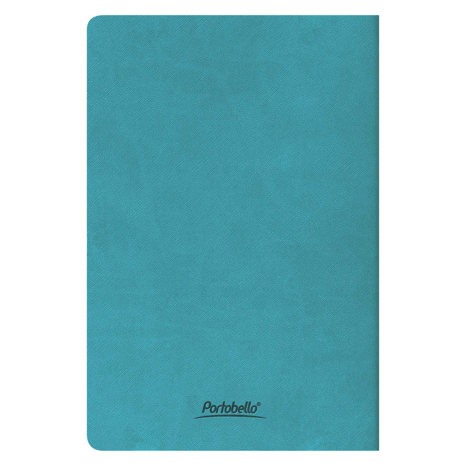 Блокнот Корса слим (Corsa slim), бирюзовый-4