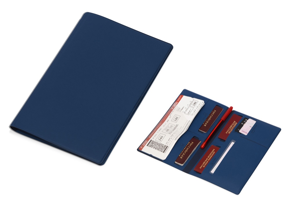 Семейный органайзер для путешествия Favor, темно-синий/темно-серый-0