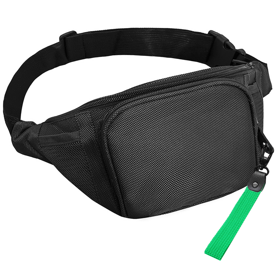 Поясная сумка SPLIT TO GO, Чёрный/Зелёный-0