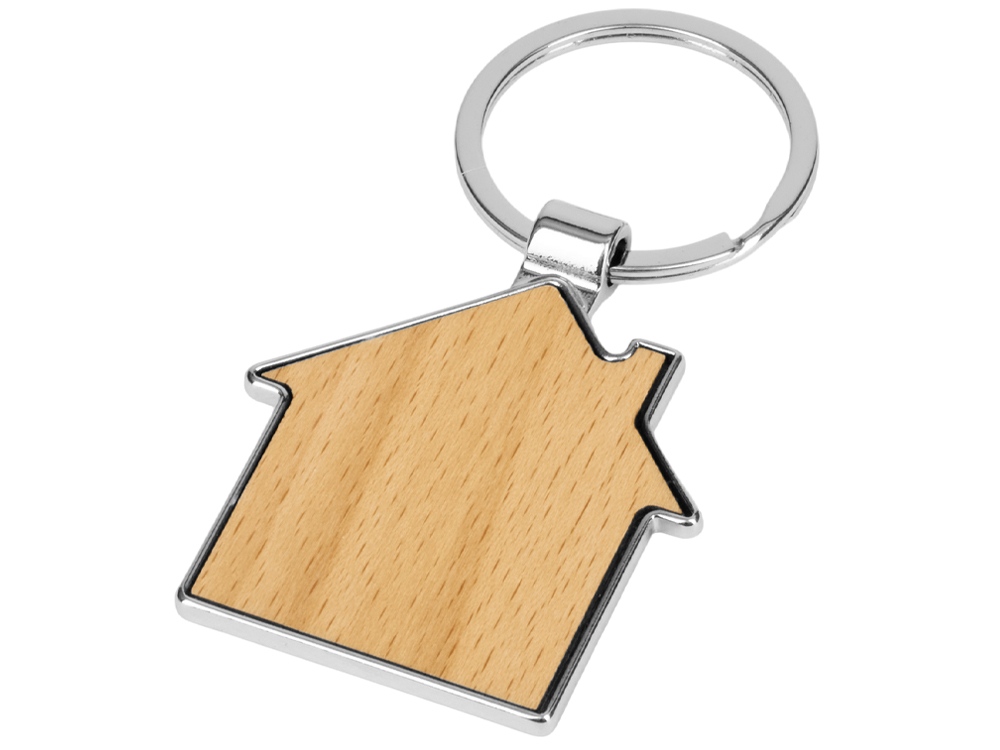 Брелок из бамбука в форме домика, Bamboo House-0