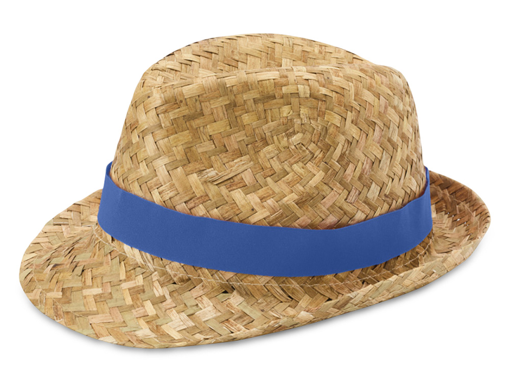 Pricus соломенная шляпа - Ярко-синий / Натуральный-0