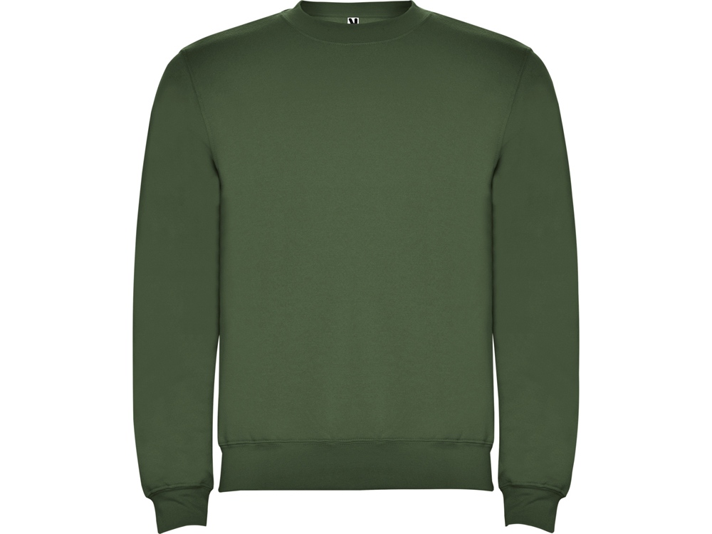 Свитшот с начесом Clasica унисекс, хаки-0