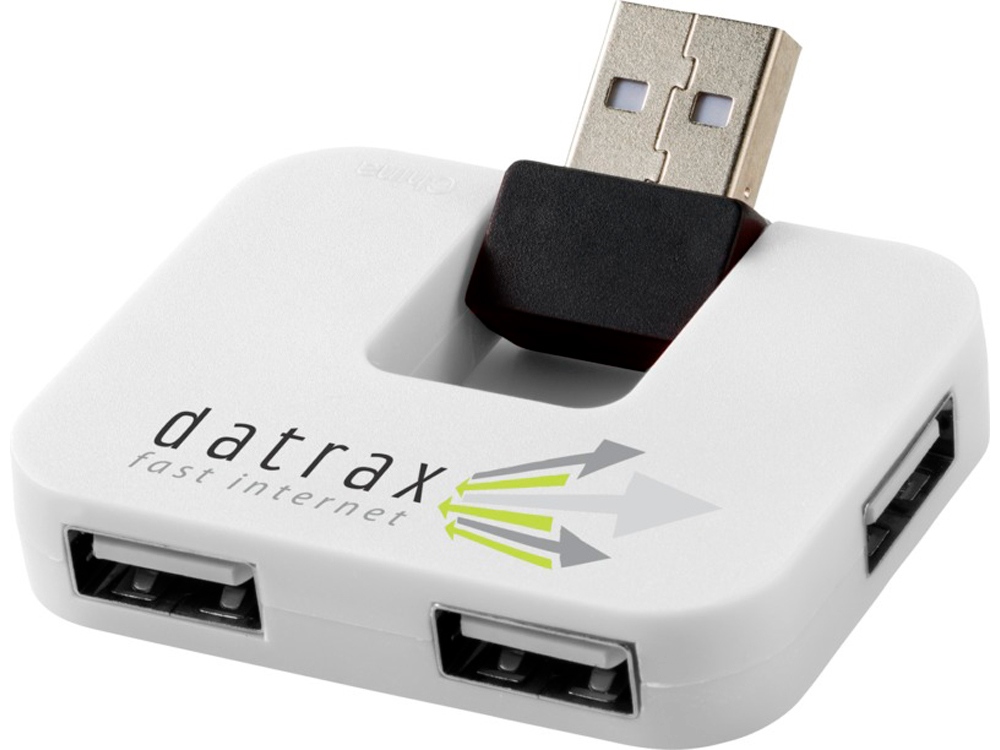 USB Hub Gaia на 4 порта, белый-5
