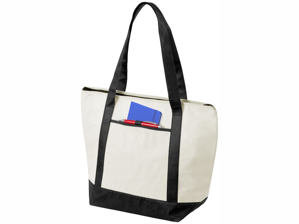 Сумка-холодильник Lighthouse, натуральный/черный-0