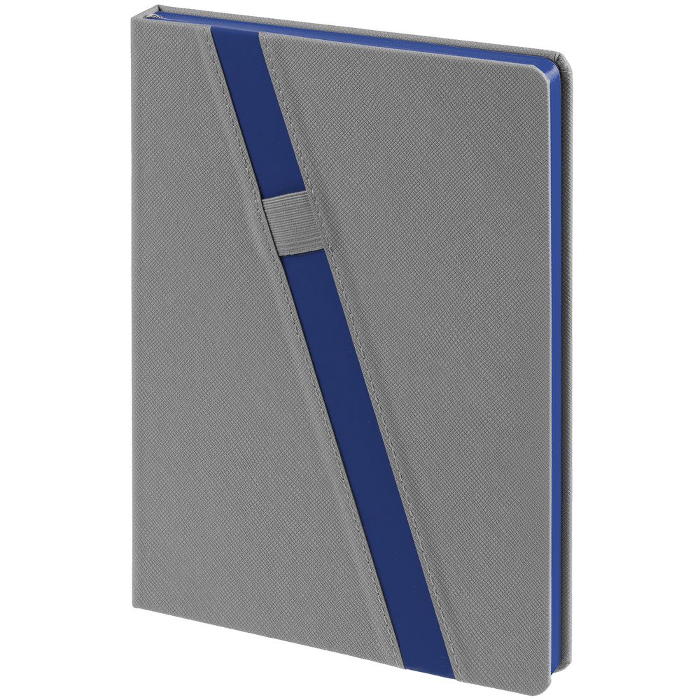 Ежедневник Rubikon на заказ, недатированный серо-синий-1