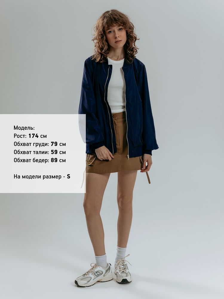 Бомбер Wigton, темно-синий-5